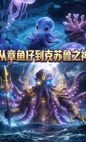 短剧《从章鱼仔到克苏鲁之神》海报