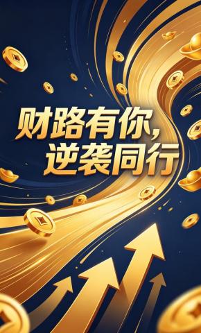 短剧《财路有你，逆袭同行》海报