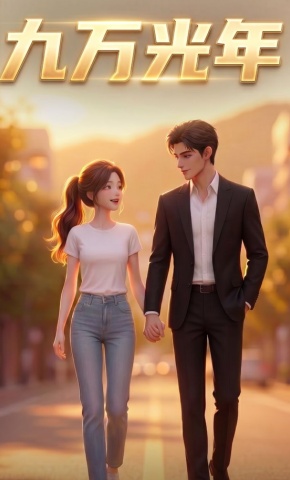 短剧《九万光年》海报