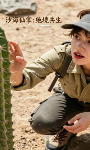 短剧《沙海仙掌：绝境共生》海报