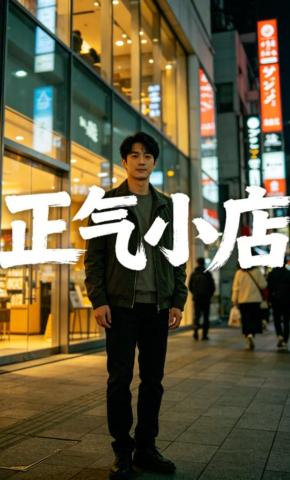 短剧《正气小店》海报