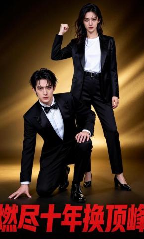 短剧《燃尽十年换顶峰》海报