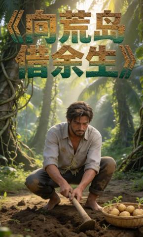 短剧《向荒岛借余生》海报