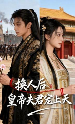 短剧《换人后，皇帝夫君宠上天》海报