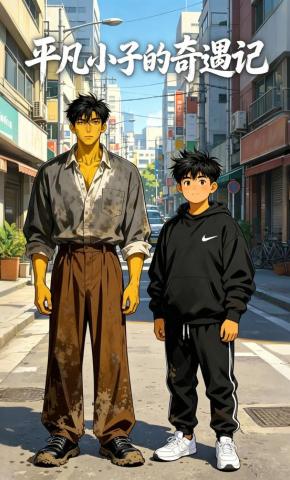 短剧《平凡小子的奇遇记》海报