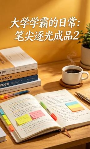 短剧《大学学霸的日常：笔尖逐光成品2》海报
