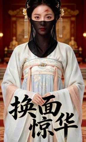 短剧《换面惊华》海报