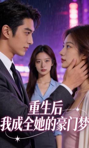 短剧《重生后，我成全她的豪门梦》海报