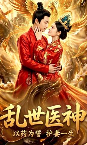 短剧《乱世医神，以药为誓护妻一生》海报