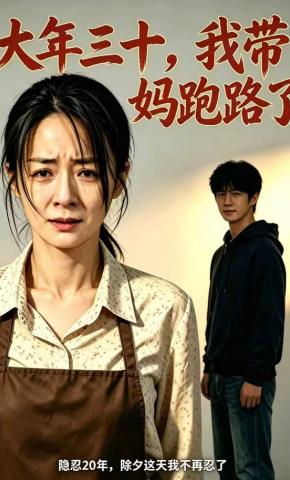 短剧《大年三十，我带妈跑路了》海报