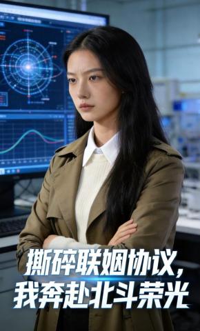 短剧《撕碎联姻协议，我奔赴北斗荣光》海报