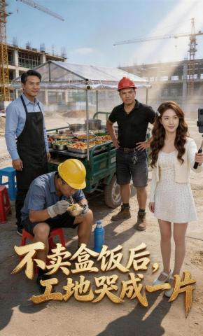 短剧《不卖盒饭后，工地哭成一片》海报