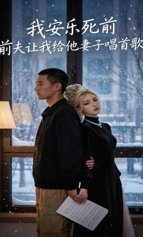 短剧《我安乐死前，前夫让我给他妻子唱首歌》海报