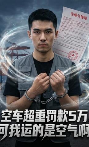 短剧《空车超重罚款5万，可我运的是空气啊》海报