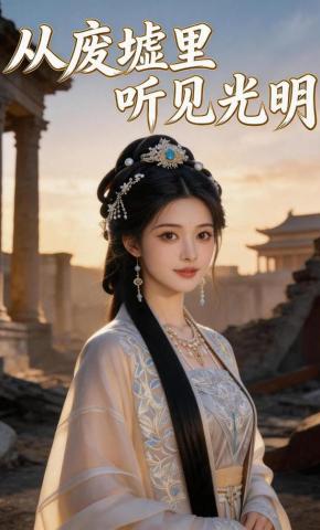 短剧《从废墟里听见光明》海报
