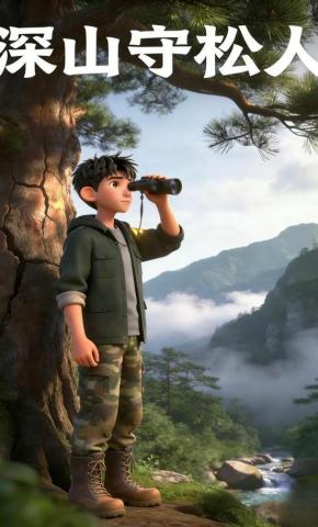 短剧《深山守松人》海报