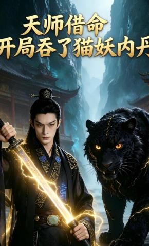 短剧《天师借命,开局吞了猫妖内丹》海报
