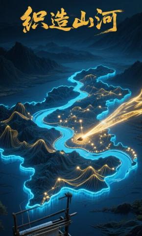 短剧《织造山河》海报