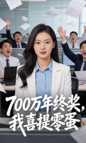 短剧《700万年终奖，我喜提零蛋》海报
