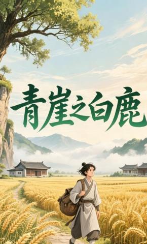 短剧《青崖之白鹿》海报