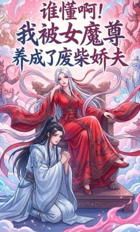 短剧《谁懂啊！我被女魔尊养成了废柴娇夫》海报