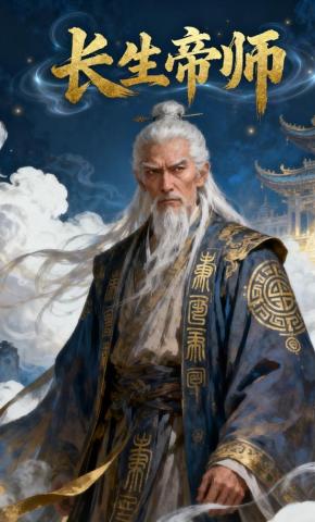 短剧《长生帝师》海报