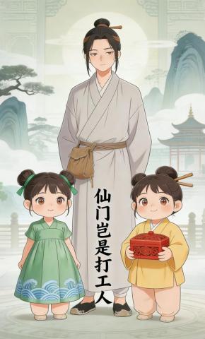 短剧《仙门岂是打工人》海报