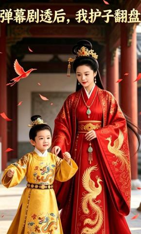 短剧《弹幕剧透后，我护子翻盘》海报