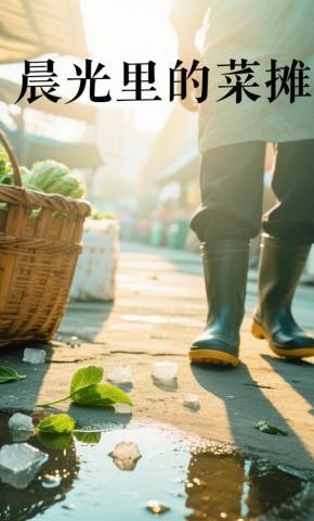 短剧《晨光里的菜摊》海报