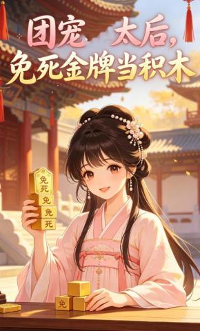 短剧《团宠太后，免死金牌当积木》海报