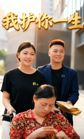 短剧《我护你一生》海报