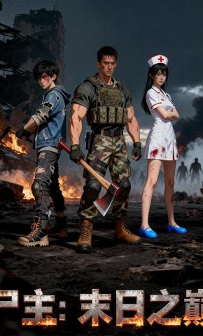 短剧《尸主：末日之巅》海报