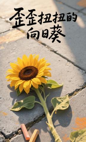 短剧《歪歪扭扭的向日葵》海报