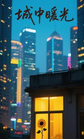 短剧《城中暖光》海报