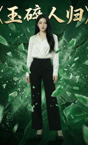 短剧《玉碎人归》海报