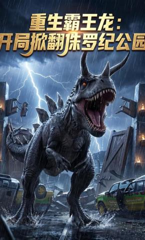 短剧《重生霸王龙，开局掀翻侏罗纪公园》海报