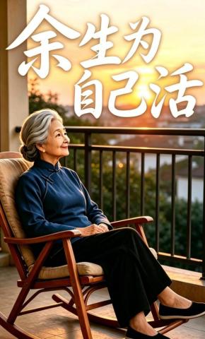 短剧《余生为自己活》海报