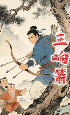 短剧《三响箭》海报