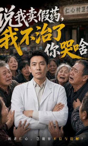短剧《说我卖假药，我不治了你哭啥？》海报