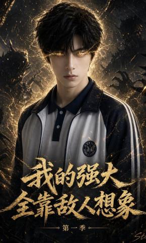 短剧《我的强大全靠敌人想象》海报