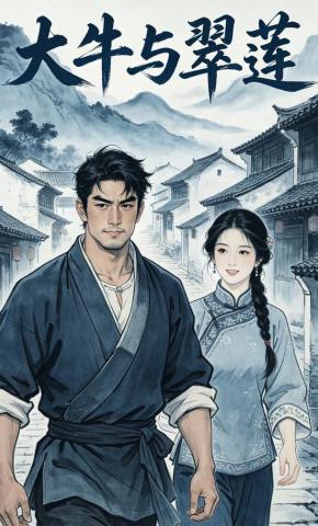 短剧《大牛与翠莲》海报