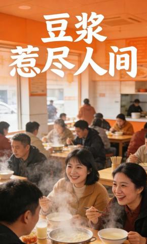 短剧《豆浆惹尽人间》海报