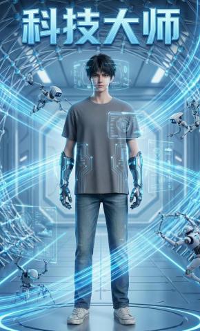 短剧《科技大师》海报