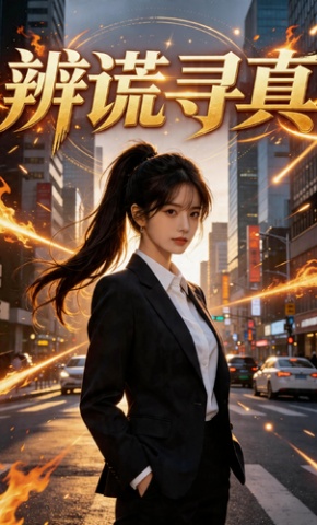 短剧《辨谎寻真》海报