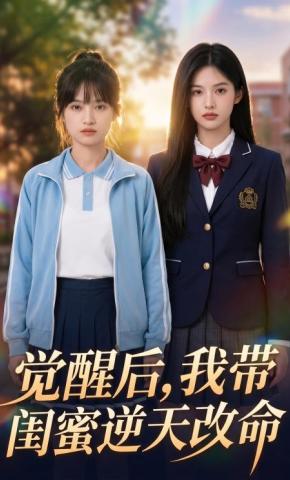 短剧《觉醒后，我带闺蜜逆天改命》海报