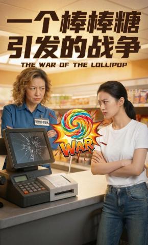短剧《一个棒棒糖引发的战争》海报