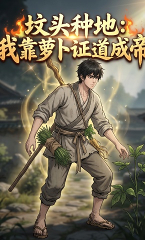 短剧《坟头种地：我靠萝卜证道成帝》海报