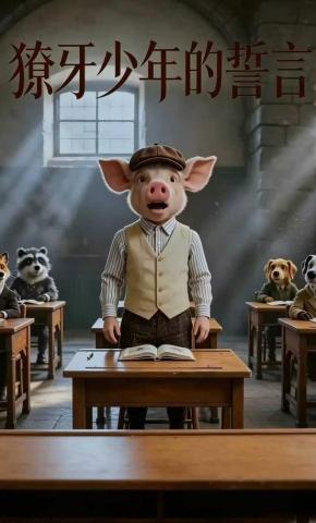 短剧《獠牙少年的誓言》海报