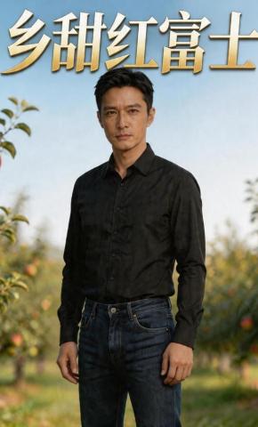 短剧《乡甜红富士》海报