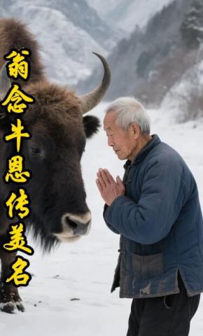 短剧《翁念牛恩传美名》海报